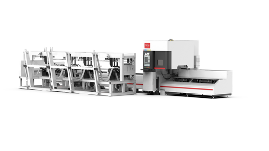 Automatic High Efficiency Laser Pipe Cutting Machine LT-6025EH