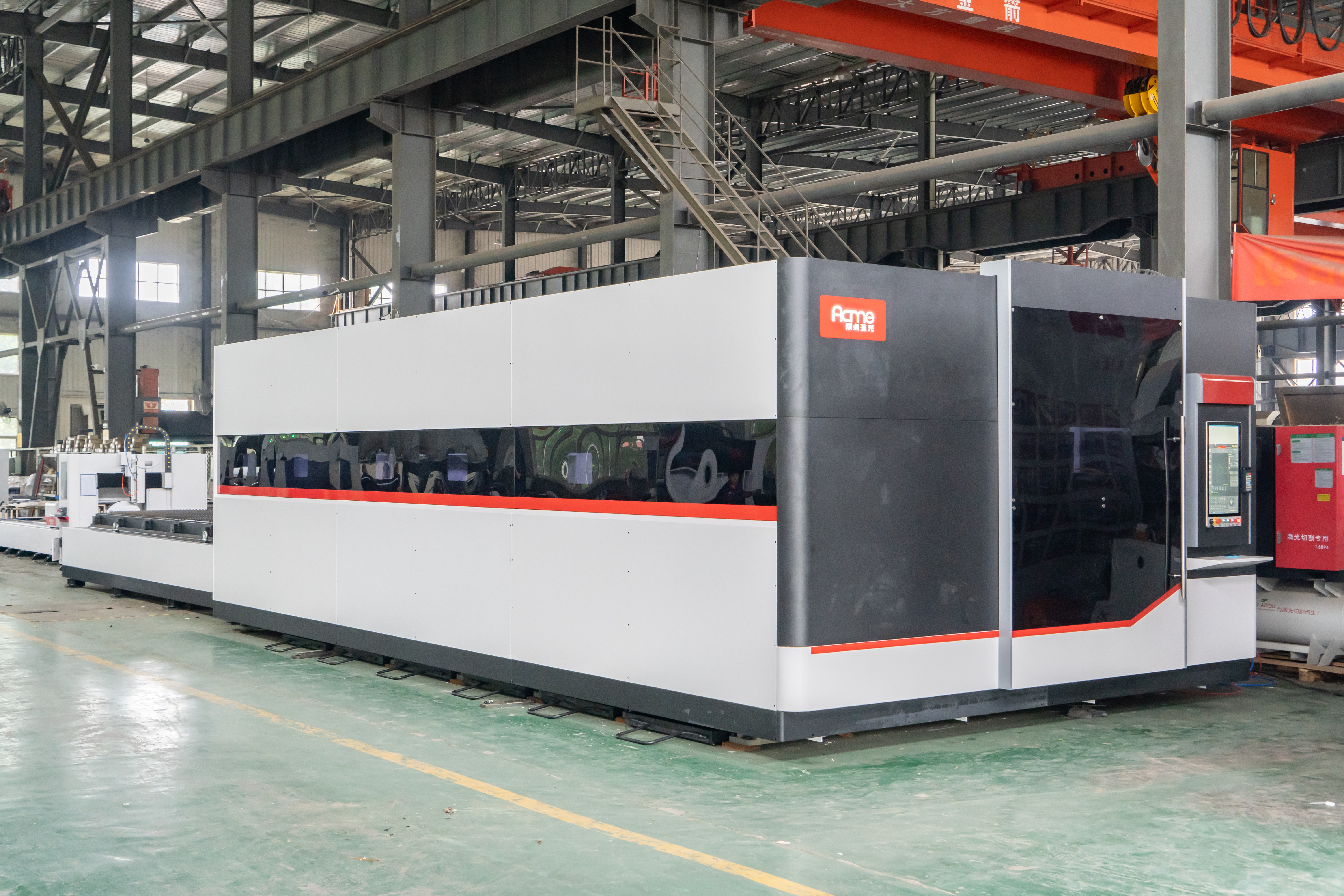 ACME LP-6025D High Power Enclosed Bevel Large Fiber Laser Cutting Machine for Plate
